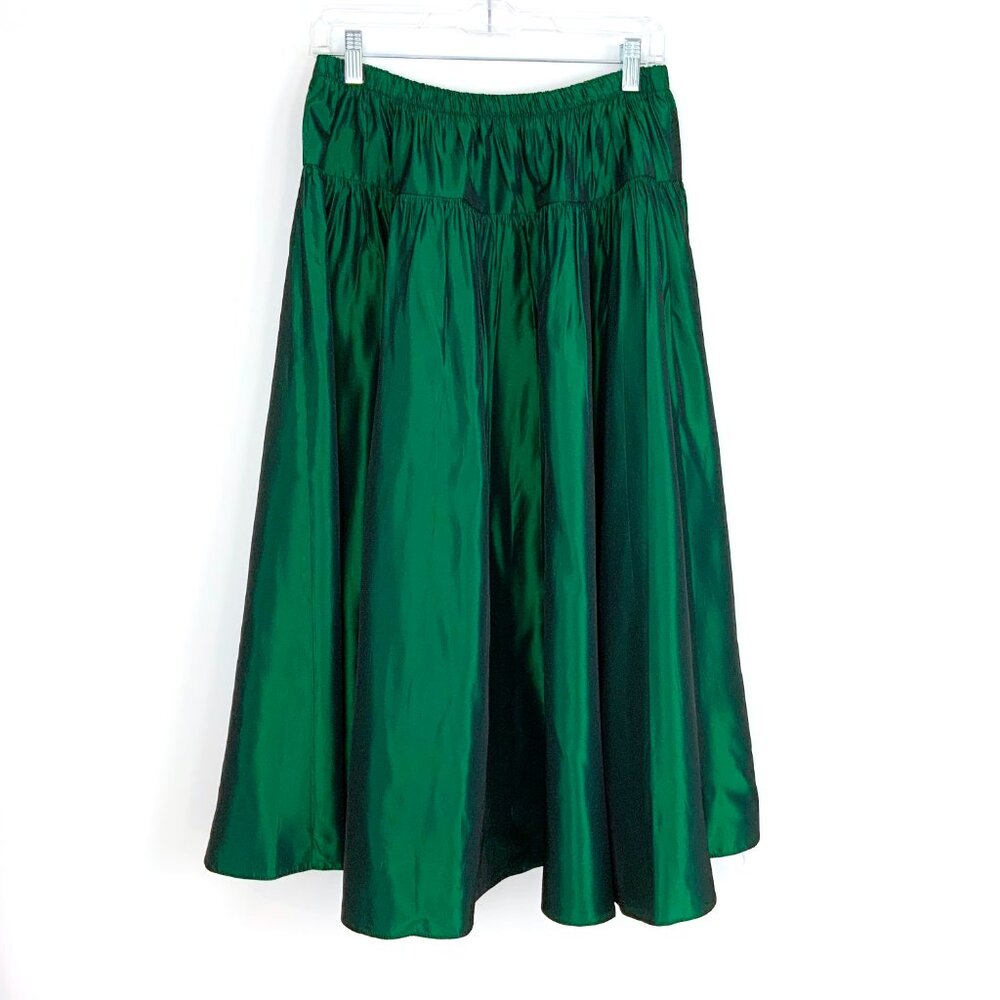 Elegant Green Women's Skirt - Picture 6 of 16